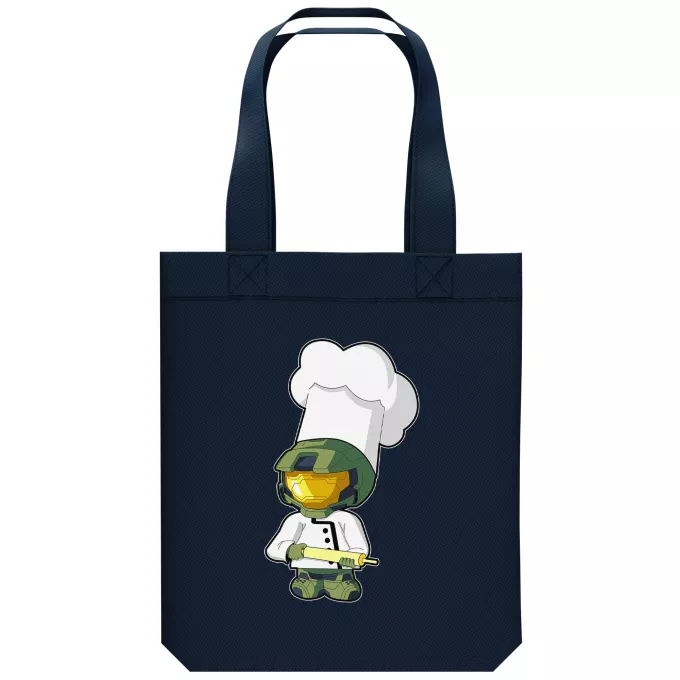 Ekologisk bomullsväska (Tote Bag) Parodi Halo Master Chief