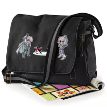 Cygnus Hyoga Schultertasche “Cygnus Hyoga and Aquarius Camus” – Parodie auf Saint Seiya