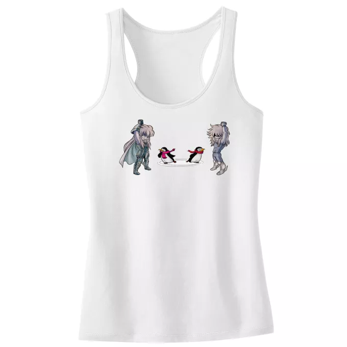 Mädchen Kinder Tank top Parodie auf Saint Seiya Cygnus Hyoga and Aquarius Camus