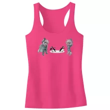 Cygnus Hyoga Mädchen Kinder Tank top “Cygnus Hyoga and Aquarius Camus” – Parodie auf Saint Seiya