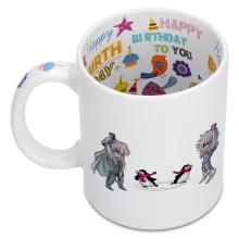 Cygnus Hyoga Tasse “Cygnus Hyoga and Aquarius Camus” – Parodie auf Saint Seiya