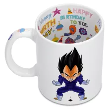 Mug Végéta « Super Caca Vol.2 » – Parodie Dragon Ball Z