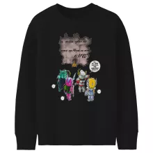 Seiya Kinder Pullover “Seiya, Shun, Shiryu, Hyoga und Aioros” – Parodie auf Saint Seiya