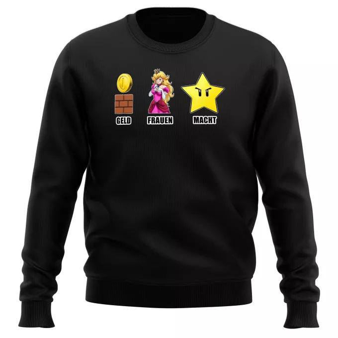 Sweatshirts Parodie auf Super Mario Mario