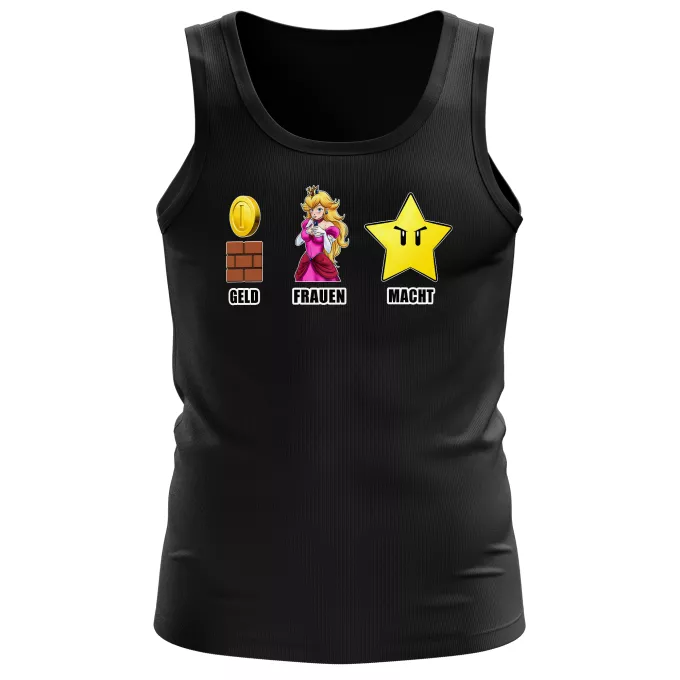 Herren Tank Top Parodie auf Super Mario Mario