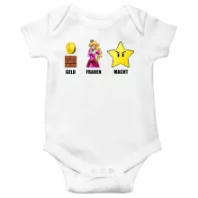 Mario Baby Strampler – Parodie auf Super Mario