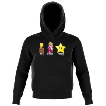 Mario Kinder Kapuzenpullover – Parodie auf Super Mario