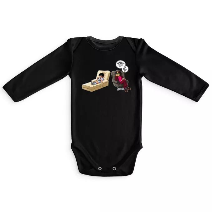 Langärmliges Baby Strampler Parodie auf Captain Tsubasa Tsubasa Ohzora