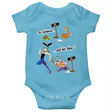 Kurzärmeliger Baby-Bodysuit (Jungen) Manga-Parodien