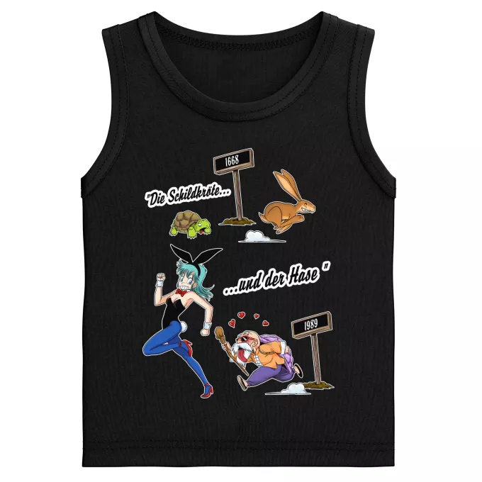 Jungen Kinder Tank Top Parodie auf Dragon Ball Bulma und Muten Roshi