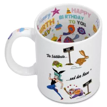 Bulma Tasse “Bulma und Muten Roshi” – Parodie auf Dragon Ball