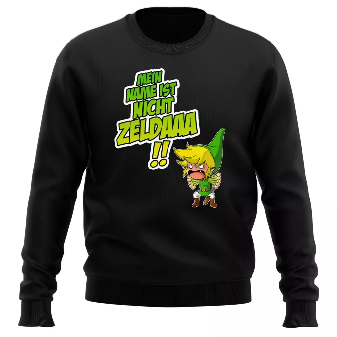 Sweatshirts Parodie auf Zelda Link