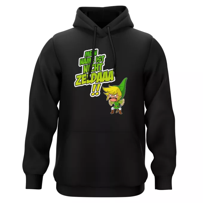 Kapuzenpullover Parodie auf Zelda Link