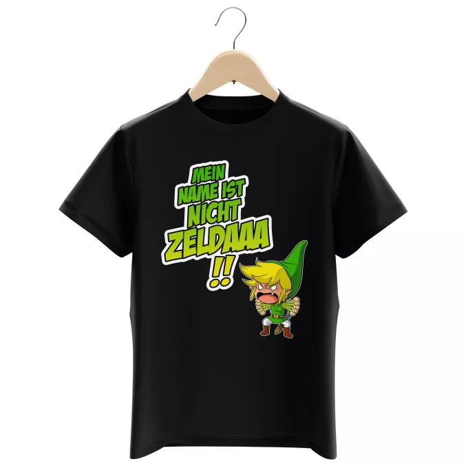 Jungen Kinder T-Shirts Parodie auf Zelda Link