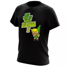 Link T-Shirt – Parodie auf Zelda