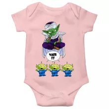 Piccolo Baby Strampler (Mädchen) “Piccolo und die Aliens” – Parodie auf Toy Story