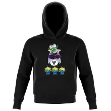 Piccolo Kinder Kapuzenpullover “Piccolo und die Aliens” – Parodie auf Toy Story