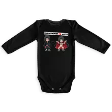 Itachi Uchiwa Langärmliges Baby Strampler – Parodie auf Naruto