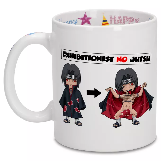 Geburtstag Tassen Parodie auf Naruto Itachi Uchiwa