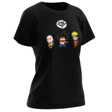 Damen T-shirt “Naruto und Son-Goku” – Parodie auf Naruto