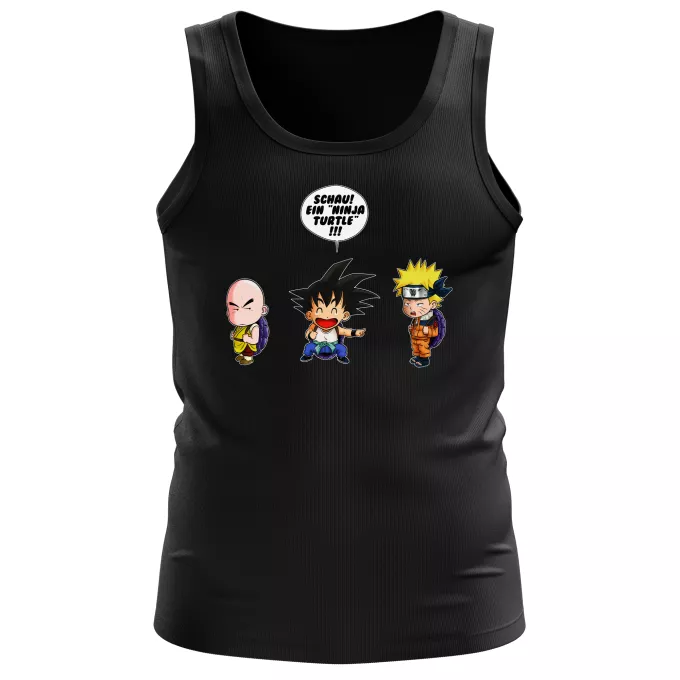Herren Tank Top Parodie auf Naruto Naruto und Son-Goku