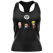 Damen T-shirt Tank top “Naruto und Son-Goku” – Parodie auf Naruto