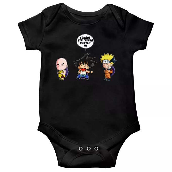 kurzärmelige Baby Strampler Parodie auf Naruto Naruto und Son-Goku