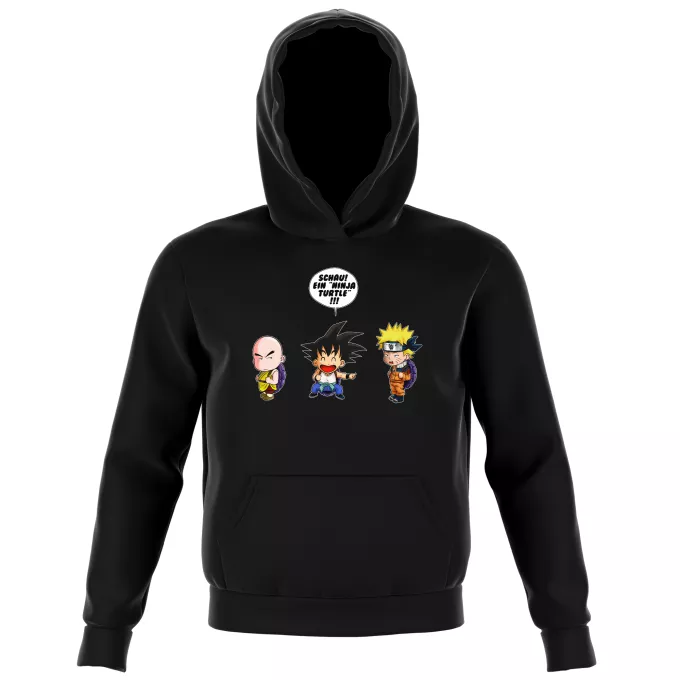 Kinder Kapuzenpullover Parodie auf Naruto Naruto und Son-Goku