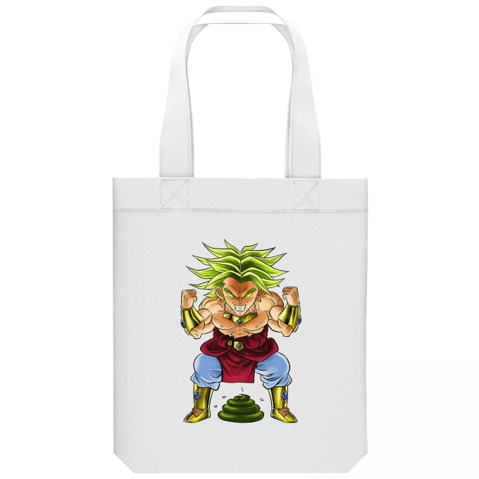 biologisch katoenen draagtas (Tote Bag) Parodie Dragon Ball Z - DBZ Broly
