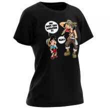 Lysop Damen T-shirt – Parodie auf One Piece