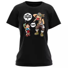 Lysop Damen T-shirt – Parodie auf One Piece