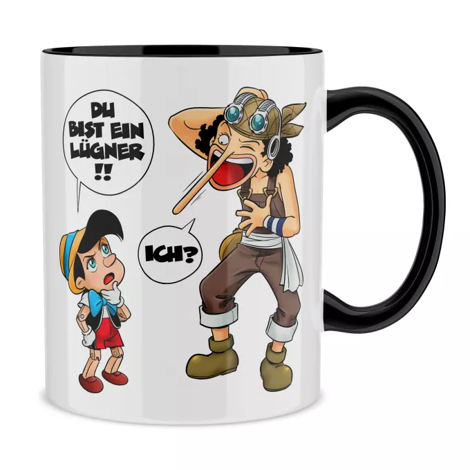 Tassen Parodie auf One Piece Lysop