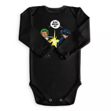 Lorenor Zorro Langärmliges Baby Strampler – Parodie auf One Piece