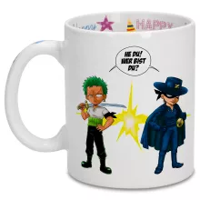 Lorenor Zorro Tasse – Parodie auf One Piece