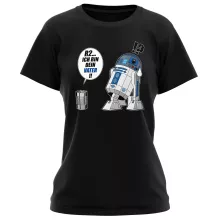 R2-D2 Damen T-shirt – Parodie auf Star Wars