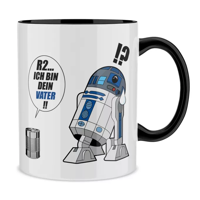 Tassen Parodie auf Star Wars R2-D2
