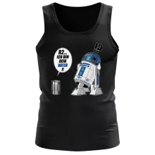 R2-D2 Herren Tank Top – Parodie auf Star Wars