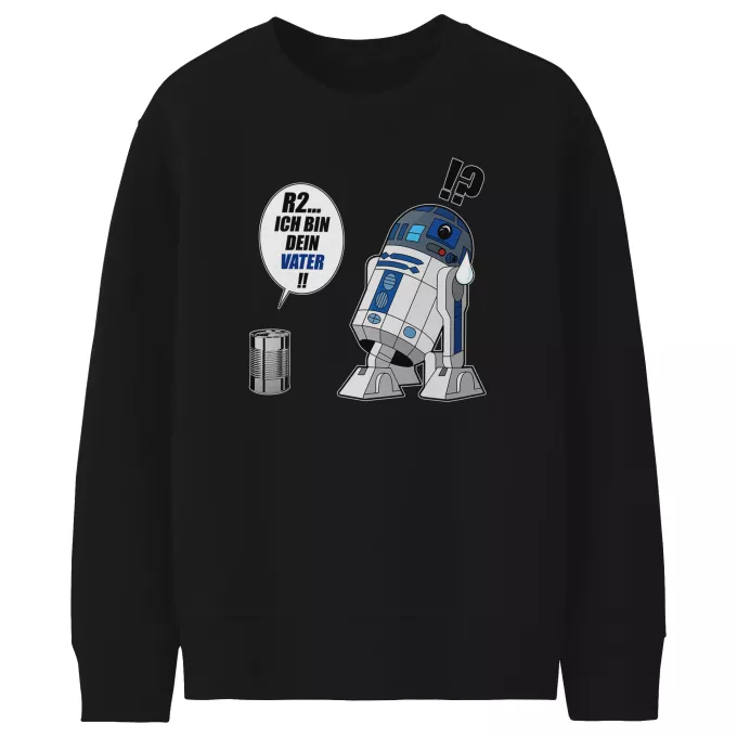 Kinder Sweatshirt Parodie auf Star Wars R2-D2