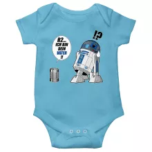 R2-D2 Baby Strampler – Parodie auf Star Wars