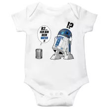 R2-D2 Baby Strampler – Parodie auf Star Wars