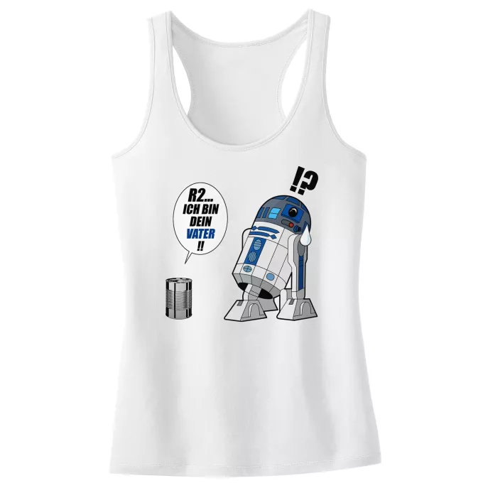 Mädchen Kinder Tank top Parodie auf Star Wars R2-D2