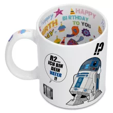 R2-D2 Tasse – Parodie auf Star Wars
