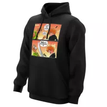 Ichigo Kurosaki Kapuzenpullover “Ichigo Kurosaki und Crocodile Dundee” – Parodie auf Bleach