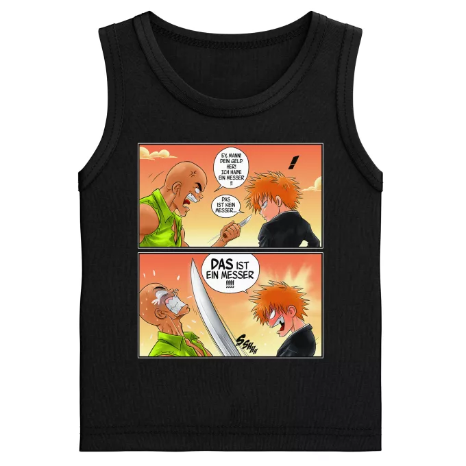 Jungen Kinder Tank Top Parodie auf Bleach Ichigo Kurosaki und Crocodile Dundee