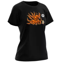 Tails Damen T-shirt “Tails und Kyubi” – Parodie auf Naruto