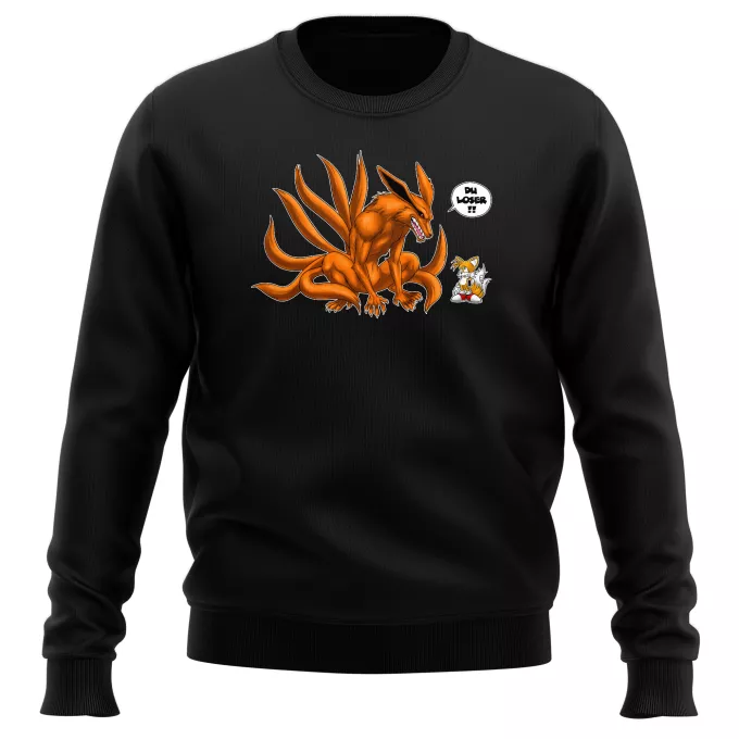 Sweatshirts Parodie auf Naruto Tails und Kyubi - Kurama
