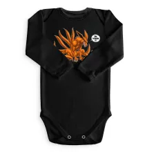 Tails Langärmliges Baby Strampler “Tails und Kyubi” – Parodie auf Naruto