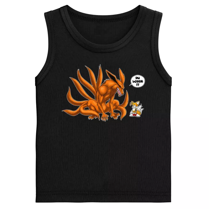 Jungen Kinder Tank Top Parodie auf Naruto Tails und Kyubi - Kurama