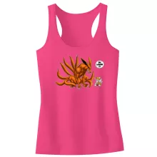 Tails Mädchen Kinder Tank top “Tails und Kyubi” – Parodie auf Naruto