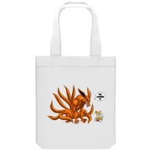 Tails totebag “Tails und Kyubi” – Parodie auf Naruto